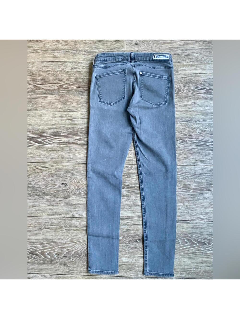 H&M &Denim Super Skinny Low Rise Gray Jeans 28 - Picture 7 of 9